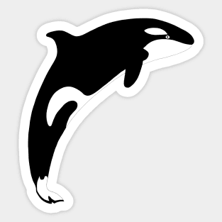 Killer whale jumping Sticker